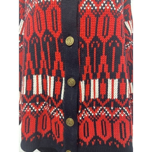 Vintage Broadway Knitting Mills 70’s Cardigan Sweater Woman Small - Picture 4 of 6
